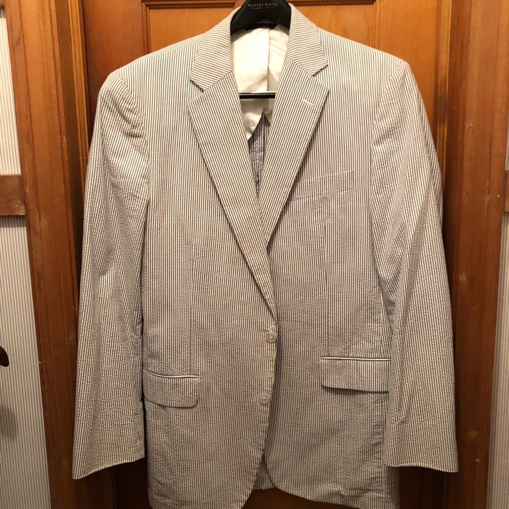 Brooks Brothers Seersucker Blazer - 40L